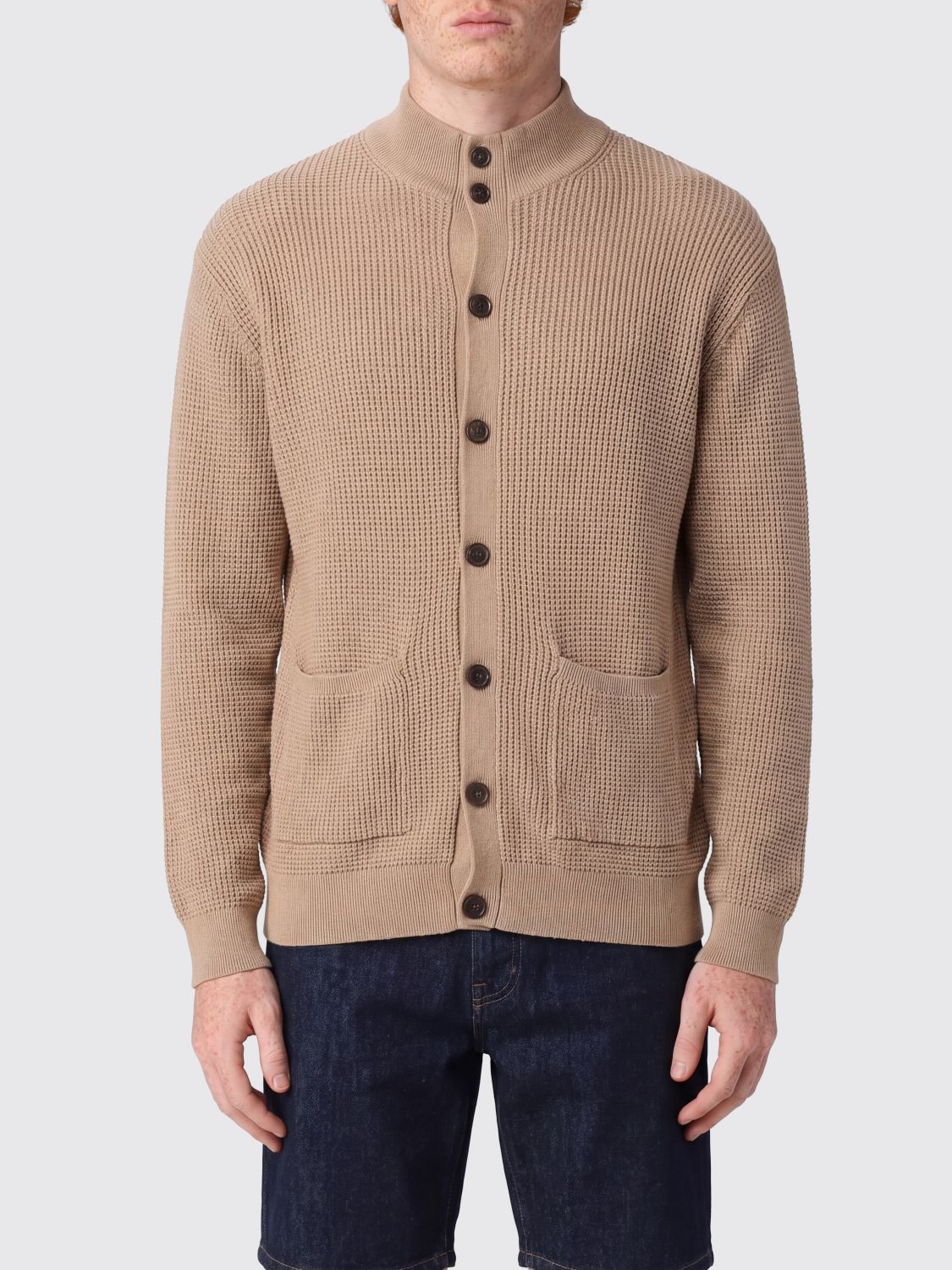 Ballantyne Cotton Button-Up Cardigan