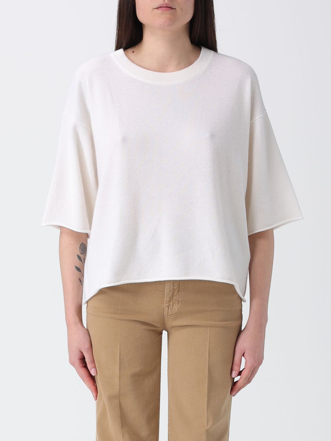 ALLUDE Kaschmir-Rundhalspullover