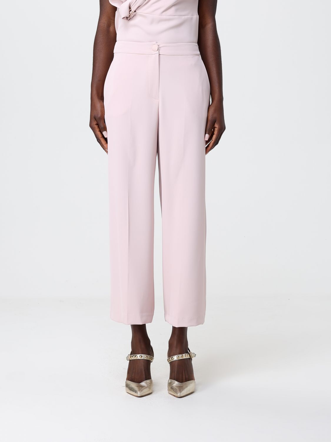 Hanita Crepe Cropped Trousers