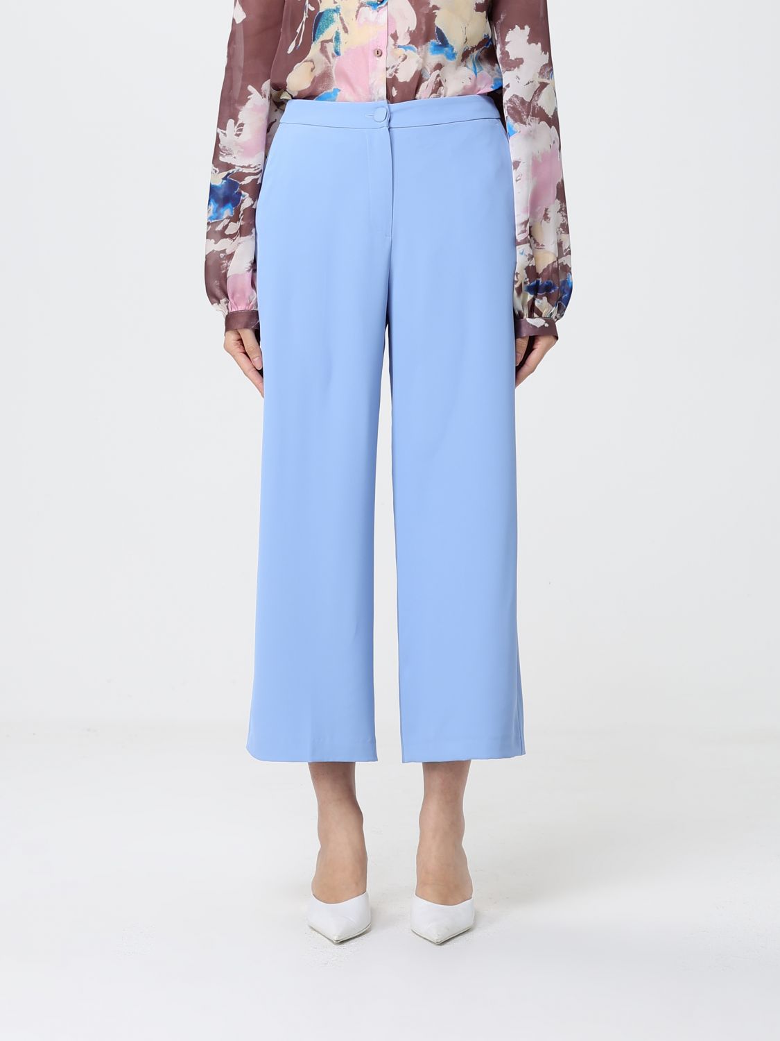 Hanita Crepe Cropped Trousers