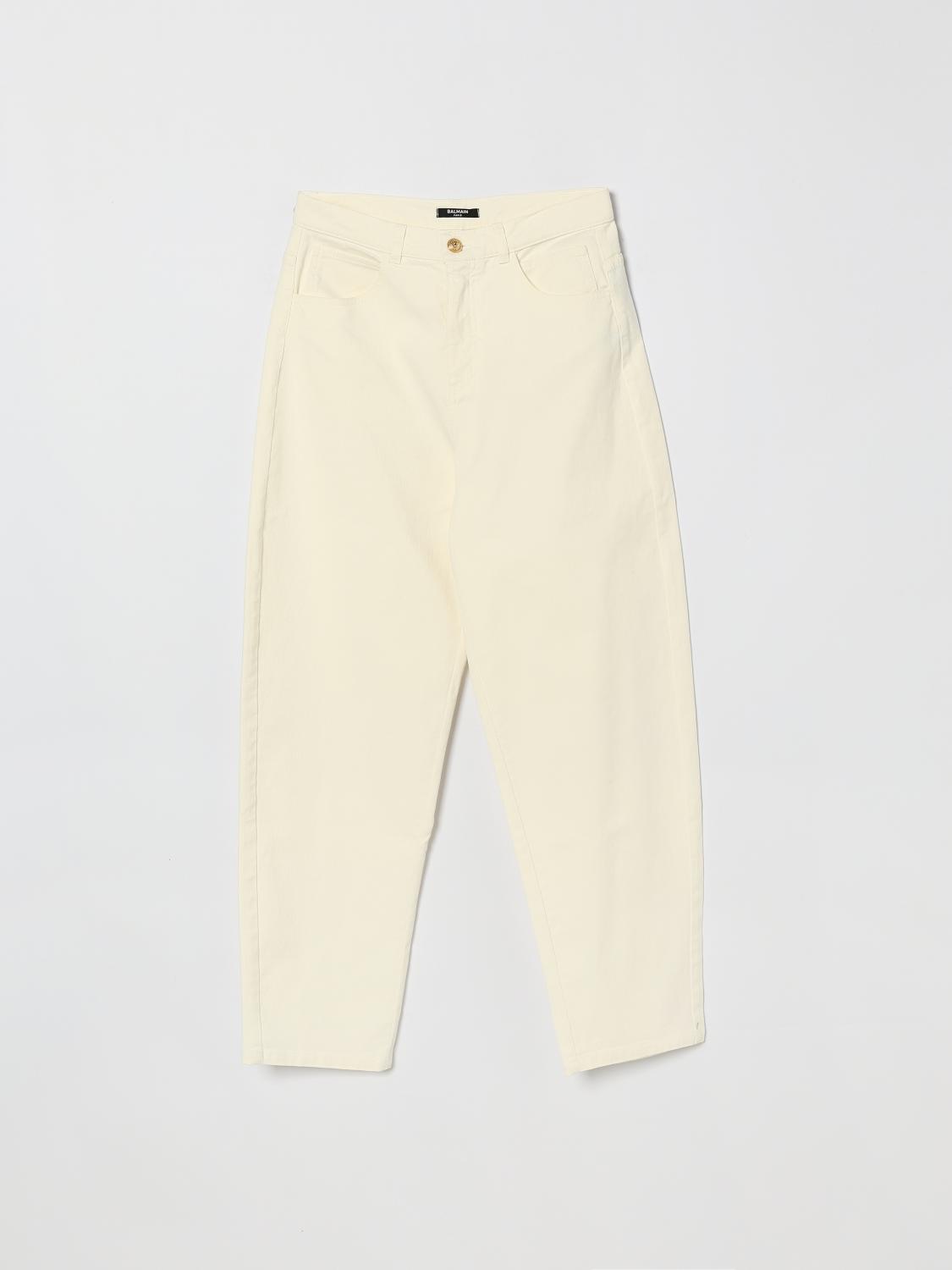 BALMAIN Stretch-Baumwollhose