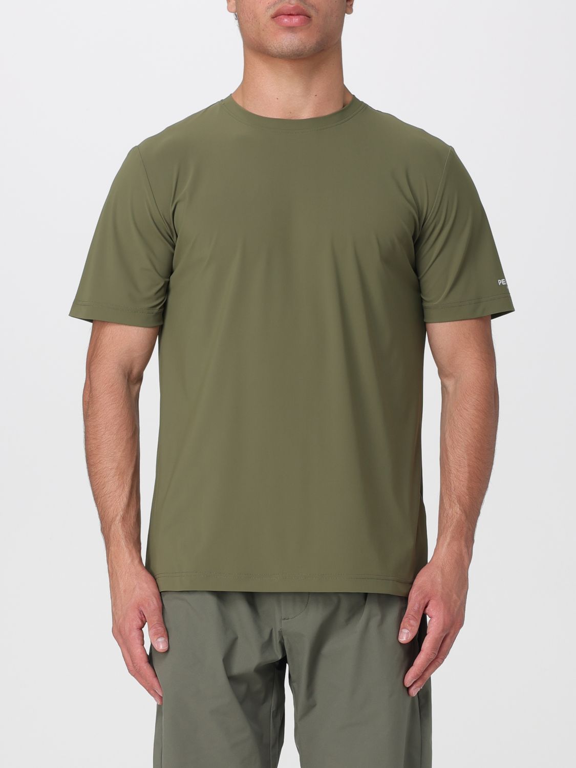 PEOPLE OF SHIBUYA T-shirt in tessuto tecnico elasticizzato effetto jersey