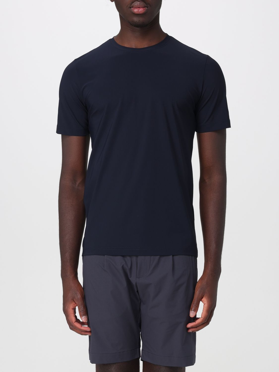 PEOPLE OF SHIBUYA T-shirt in tessuto tecnico elasticizzato effetto jersey