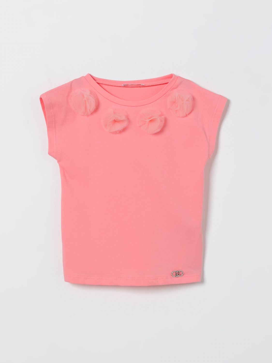 LIU JO Baumwoll-T-Shirt mit Blumen