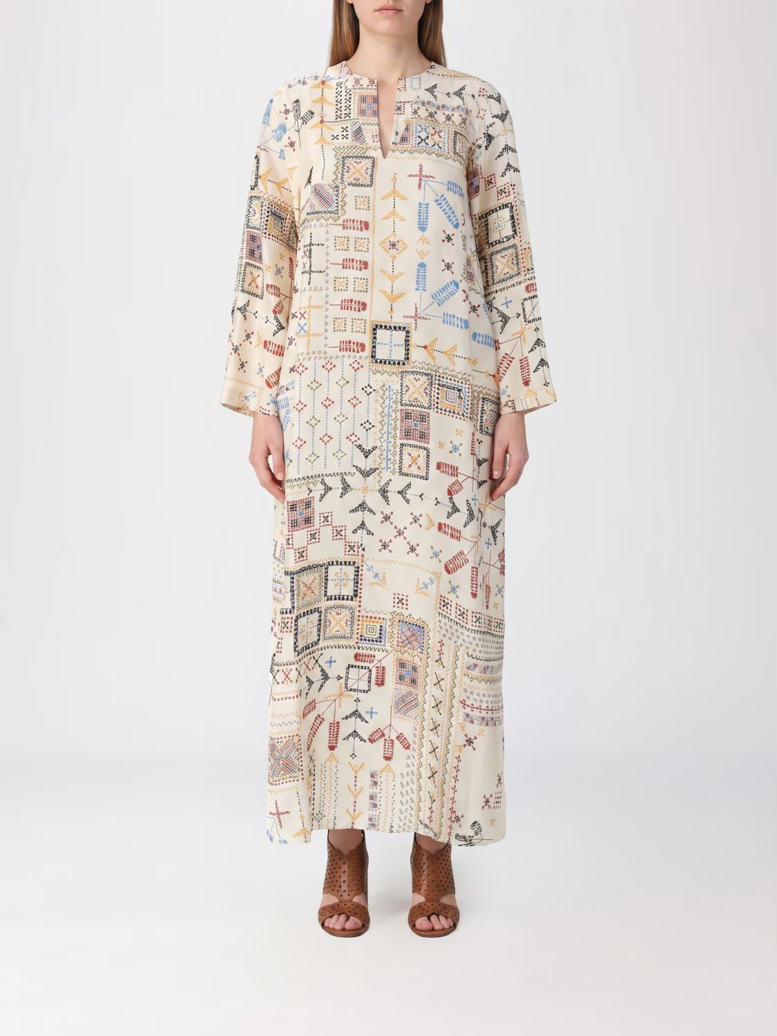 MOMONÌ Dress Woman color Ivory