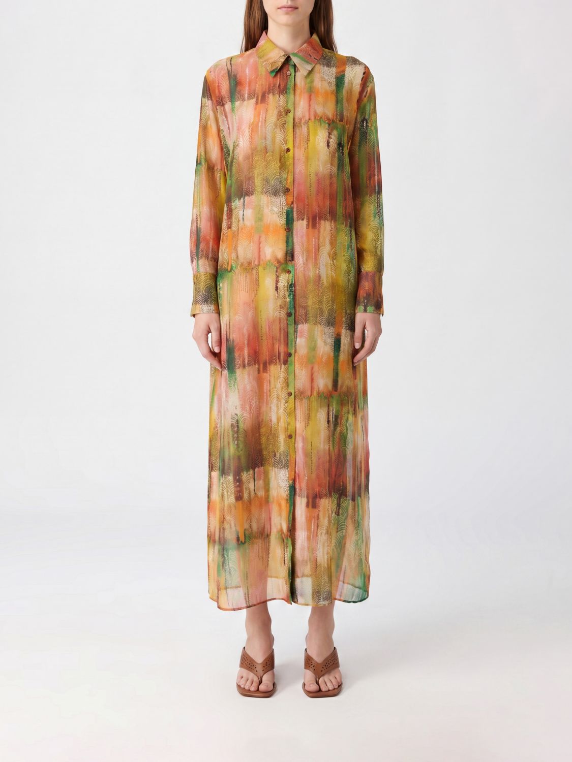 MOMONÌ Dress Woman color Multicolor