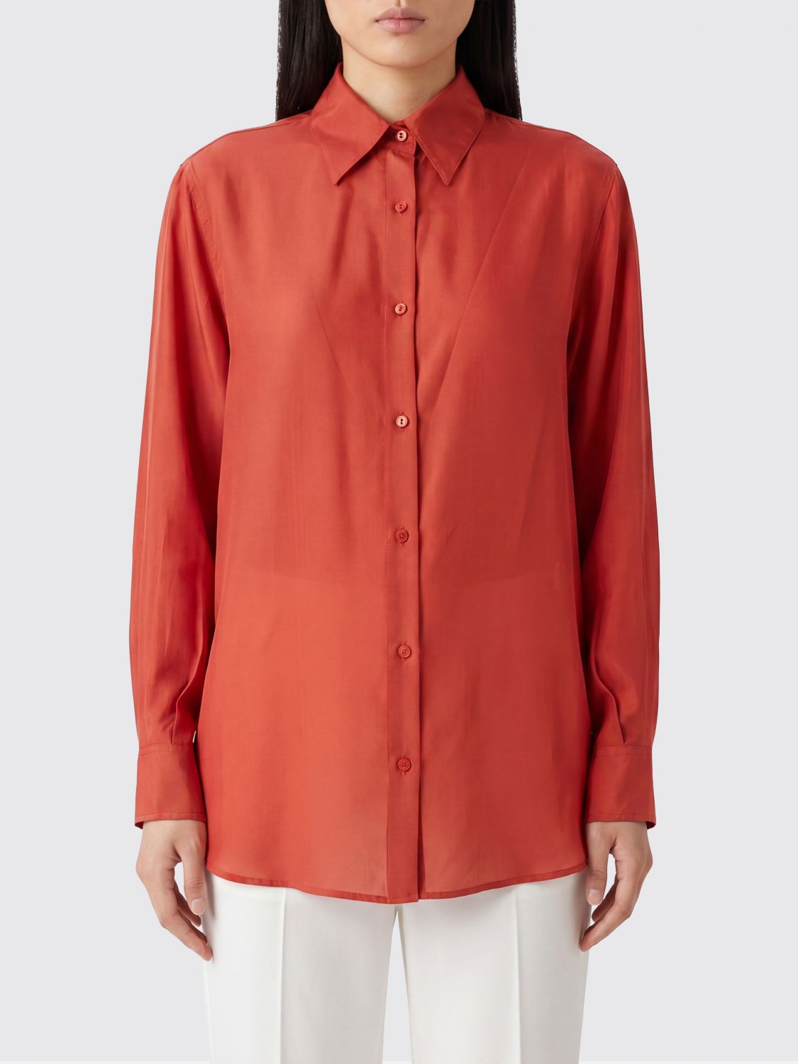 MOMONÌ Camicia classica in seta