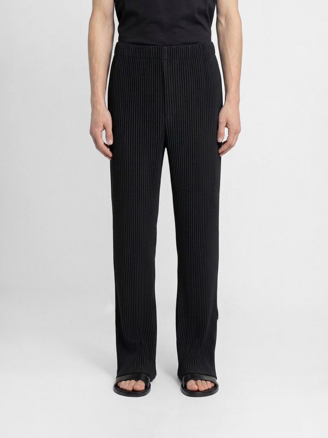 HOMME PLISSE’ ISSEY MIYAKE Pleated Crepe Trousers