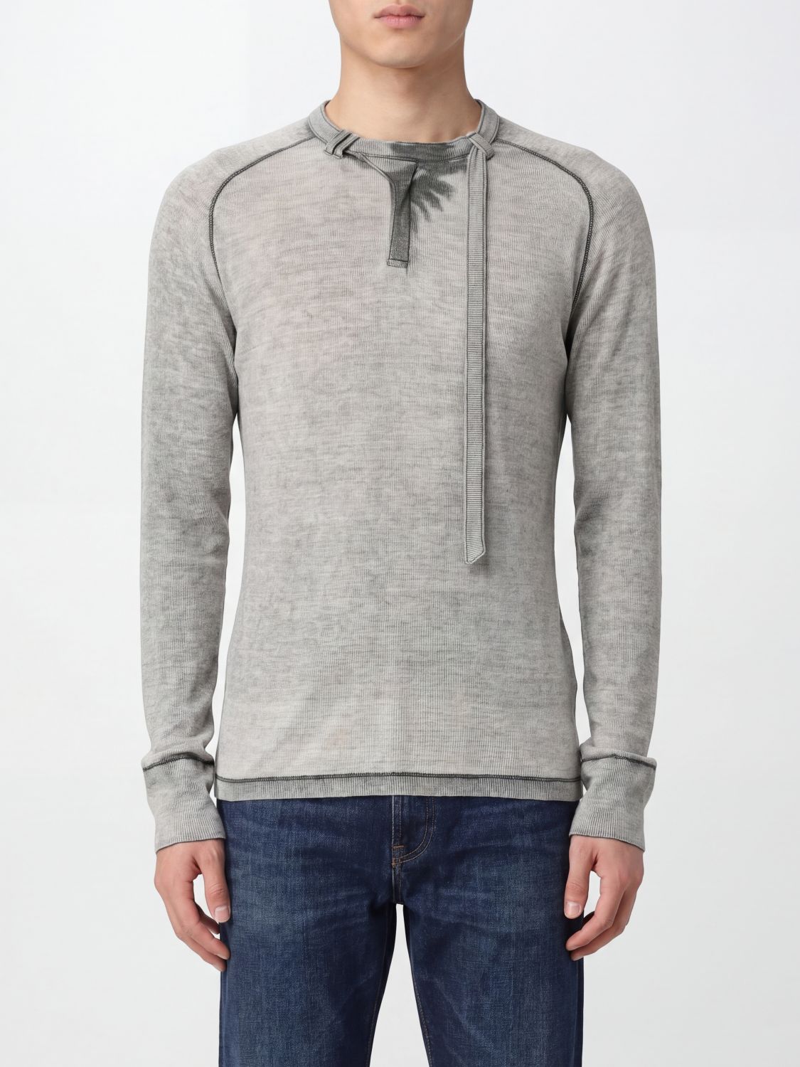 DIESEL T-Shirt Uomo colore Grigio