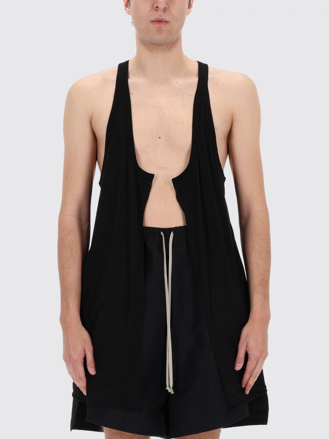 RICK OWENS Oversized Cotton Tank Top