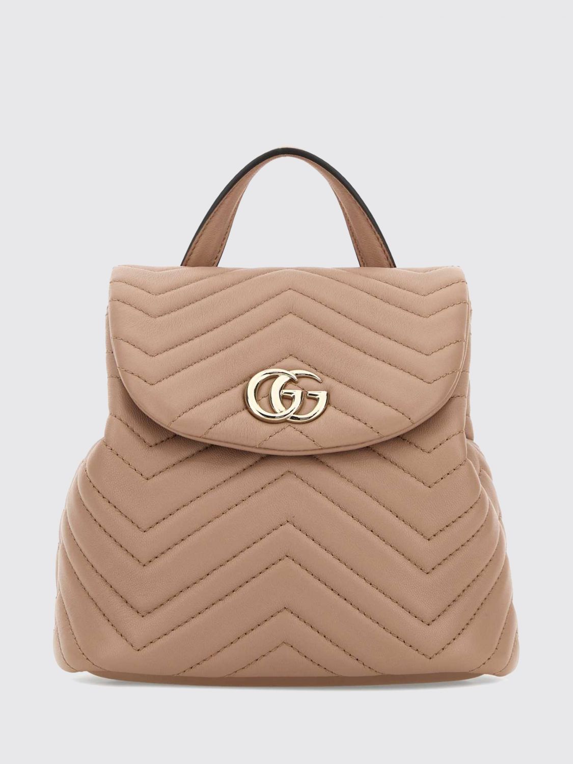 GUCCI Zaino GG Marmont in nappa trapuntata chevron