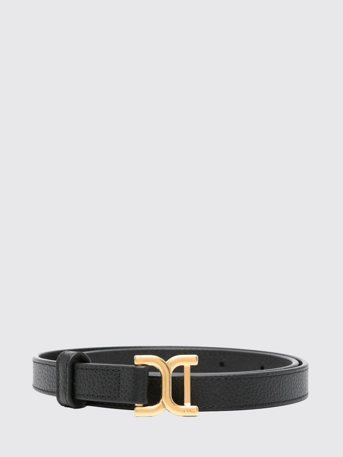 Belt CHLOÉ Woman color Black