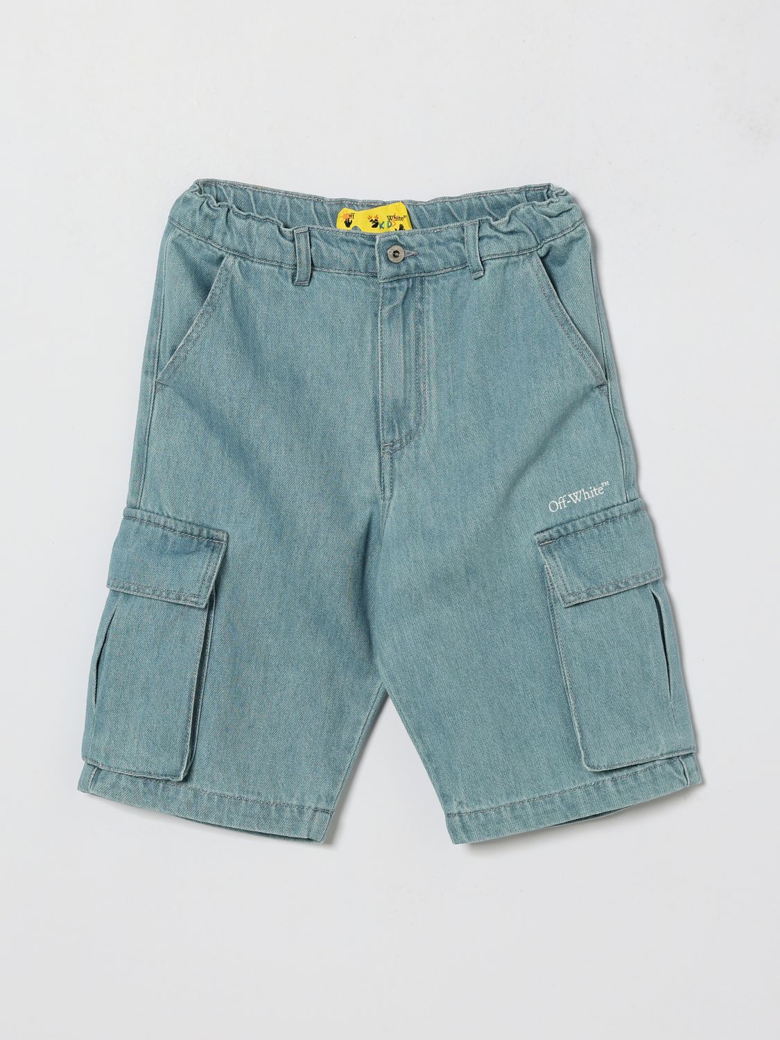Off-White Kids Cotton Cargo Shorts　オフホワイト キッズ コットン カーゴ ショーツ Off-White