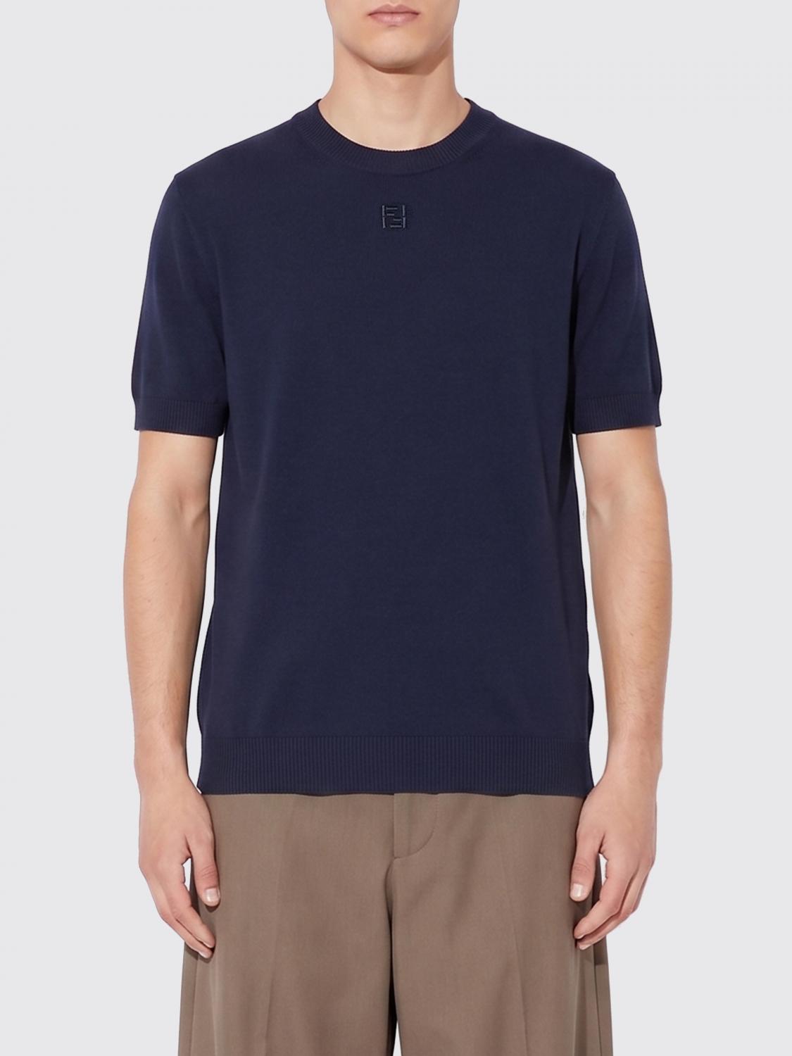 FENDI Maglia in cotone e cashmere