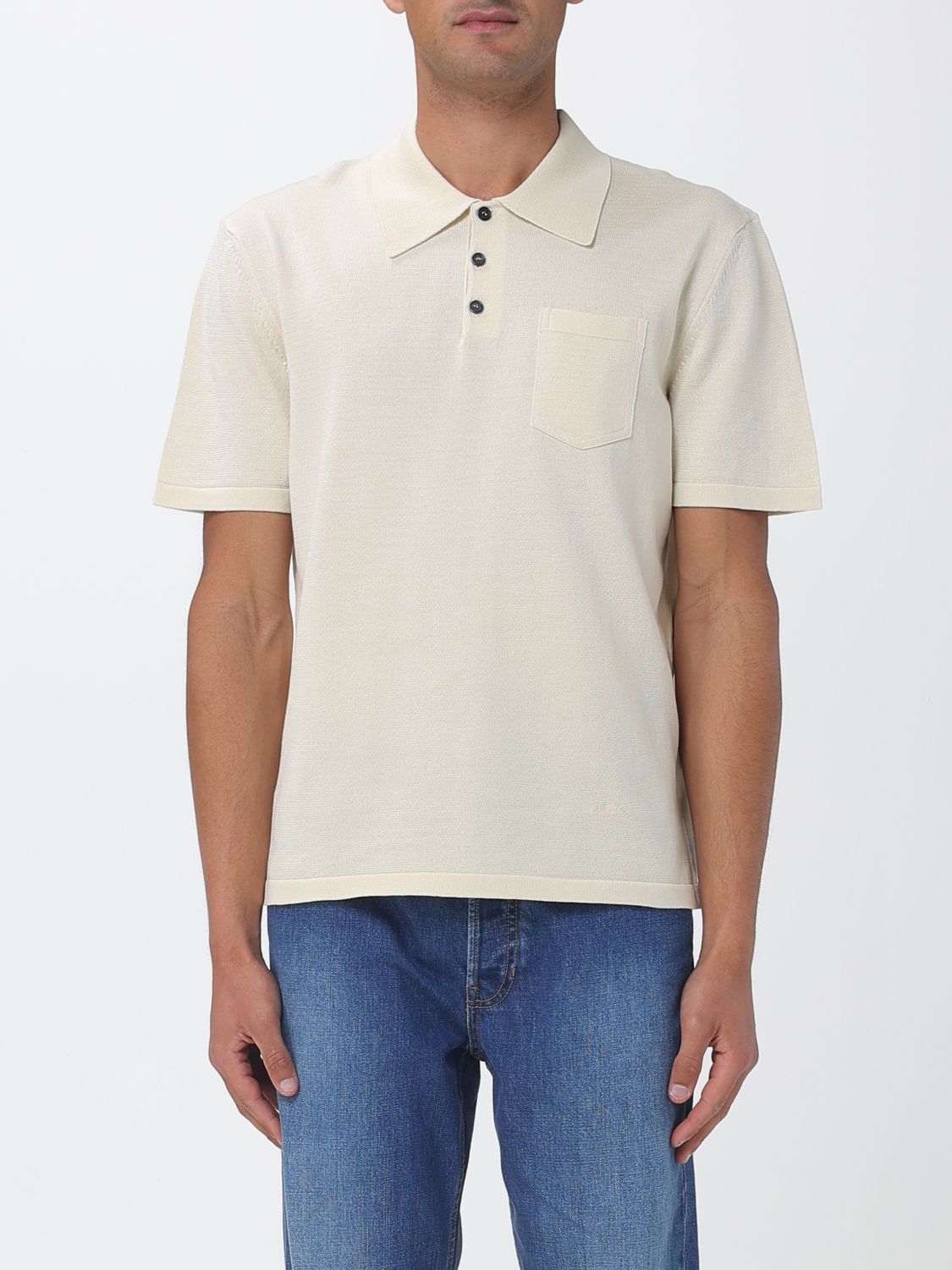 A.p.c. A. P.C. Cotton Knit Polo