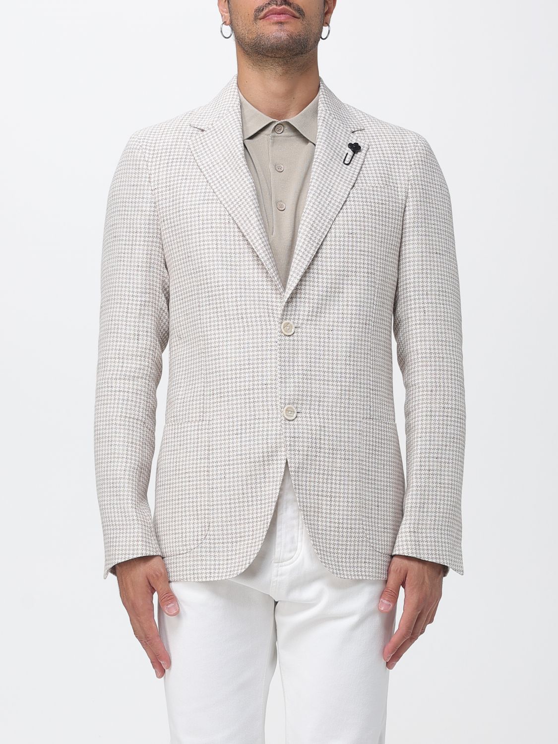 LARDINI Giacca Uomo colore Naturale