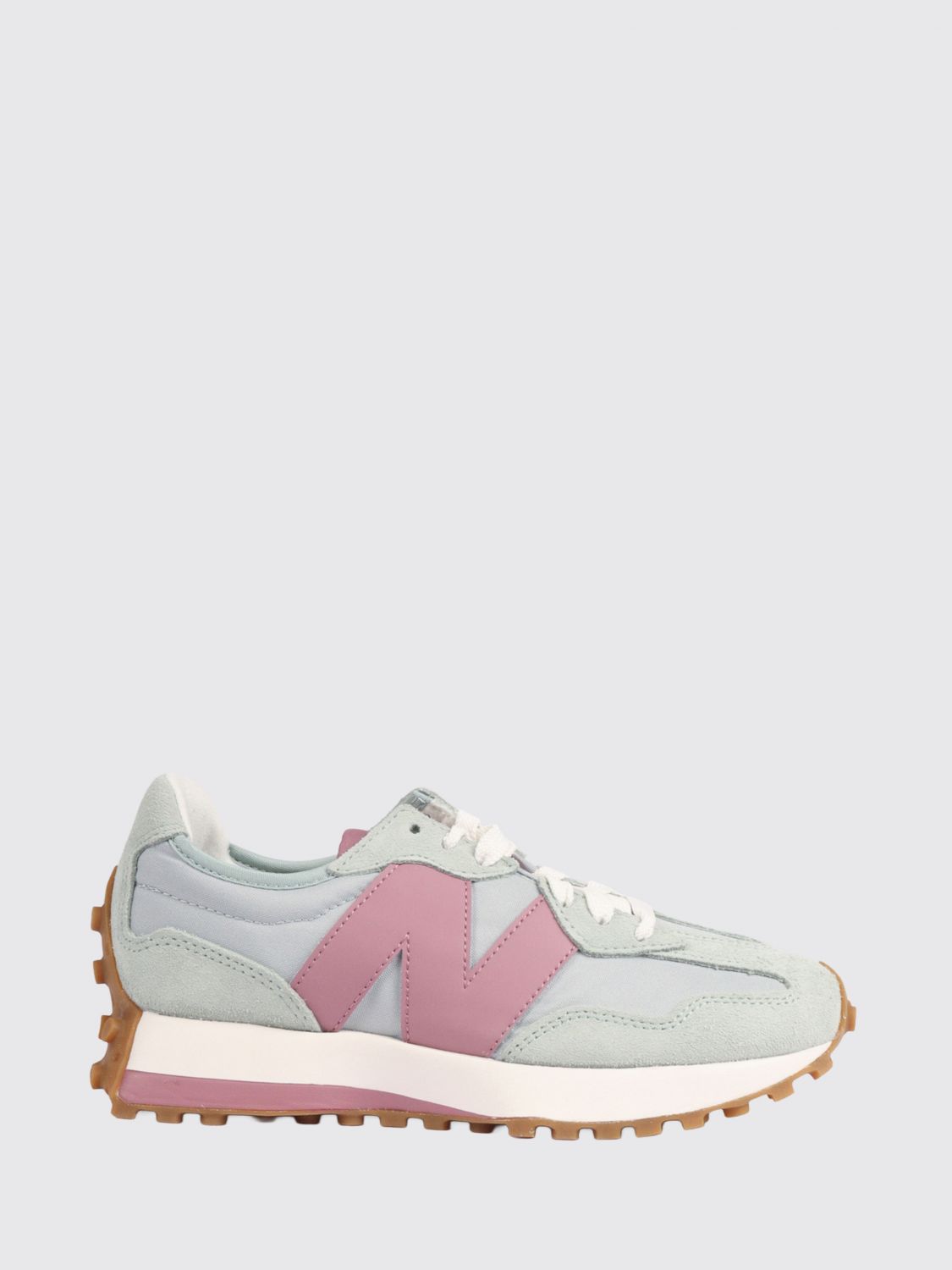 NEW BALANCE 327 Sneakers aus Nylon und Wildleder