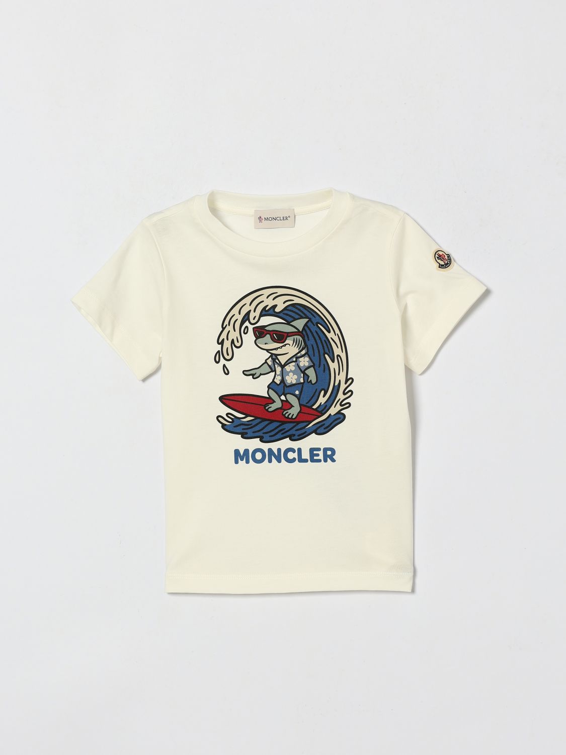 MONCLER Bedrucktes Baumwoll-T-Shirt