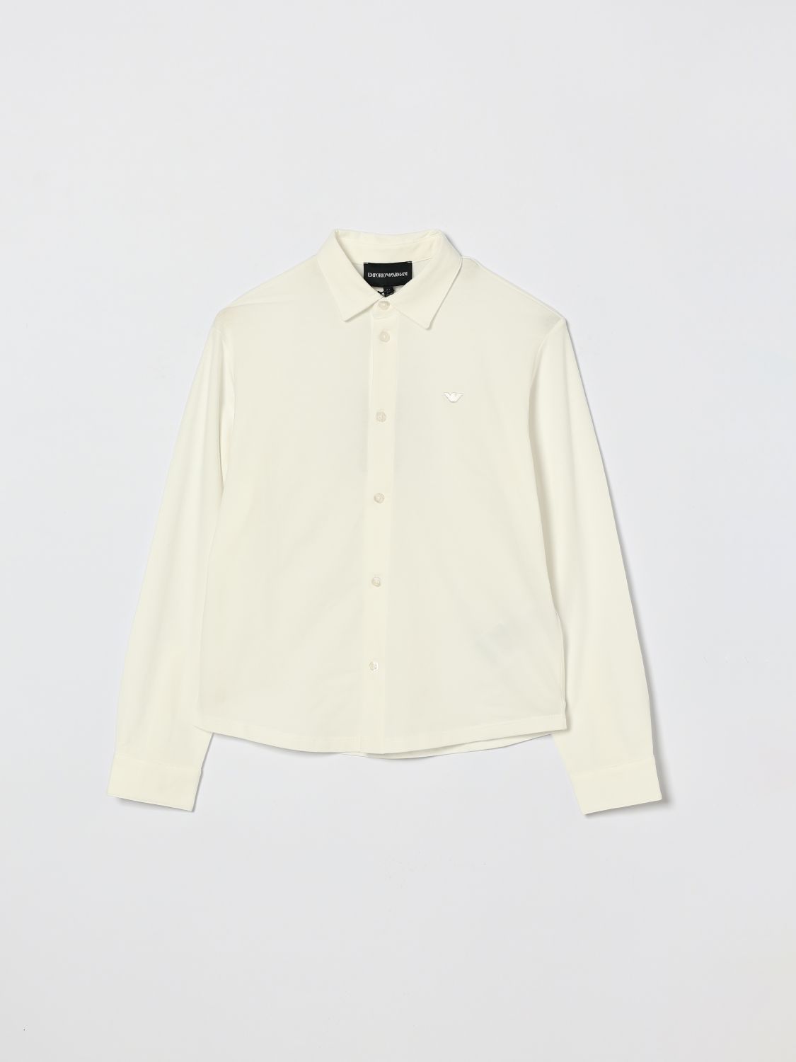 EMPORIO ARMANI Klassisches Stretch-Baumwollhemd