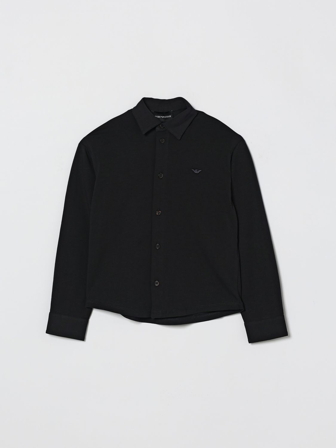 EMPORIO ARMANI Klassisches Stretch-Baumwollhemd