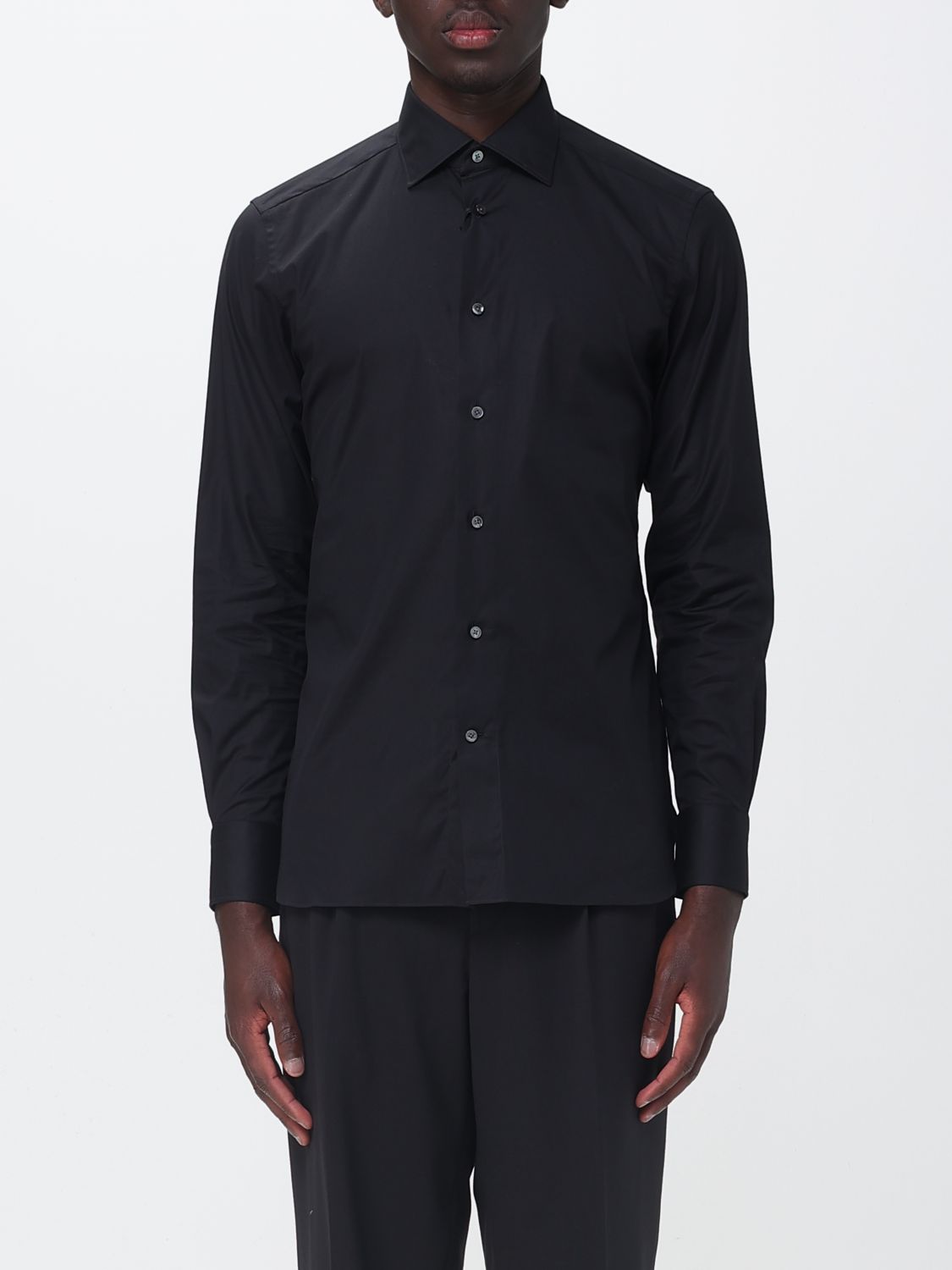 ZEGNA Klassisches Baumwollhemd