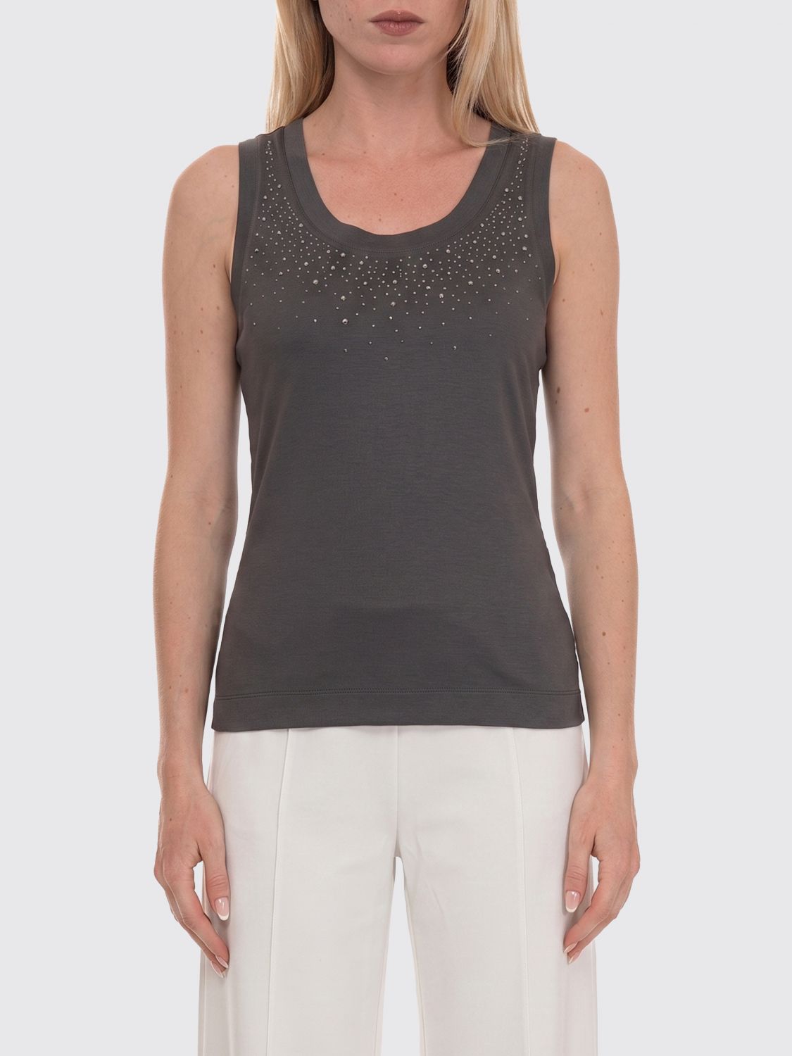 EA7 Top Donna colore Grigio