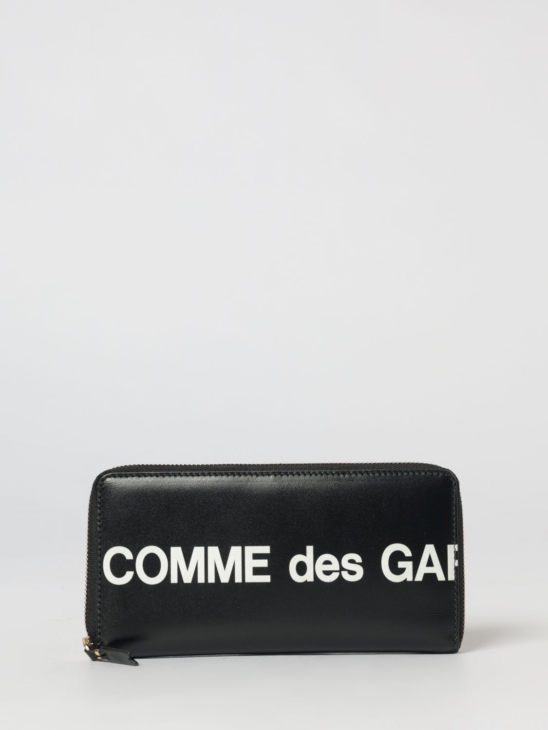 COMME DES GARÇONS WALLET Leather Wallet with Printed Logo　COMME DES GARÇONS WALLET ロゴプリント レザーウォレット COMME