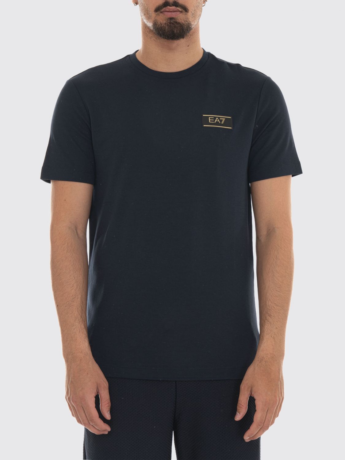 EA7 T-shirt in viscosa con logo