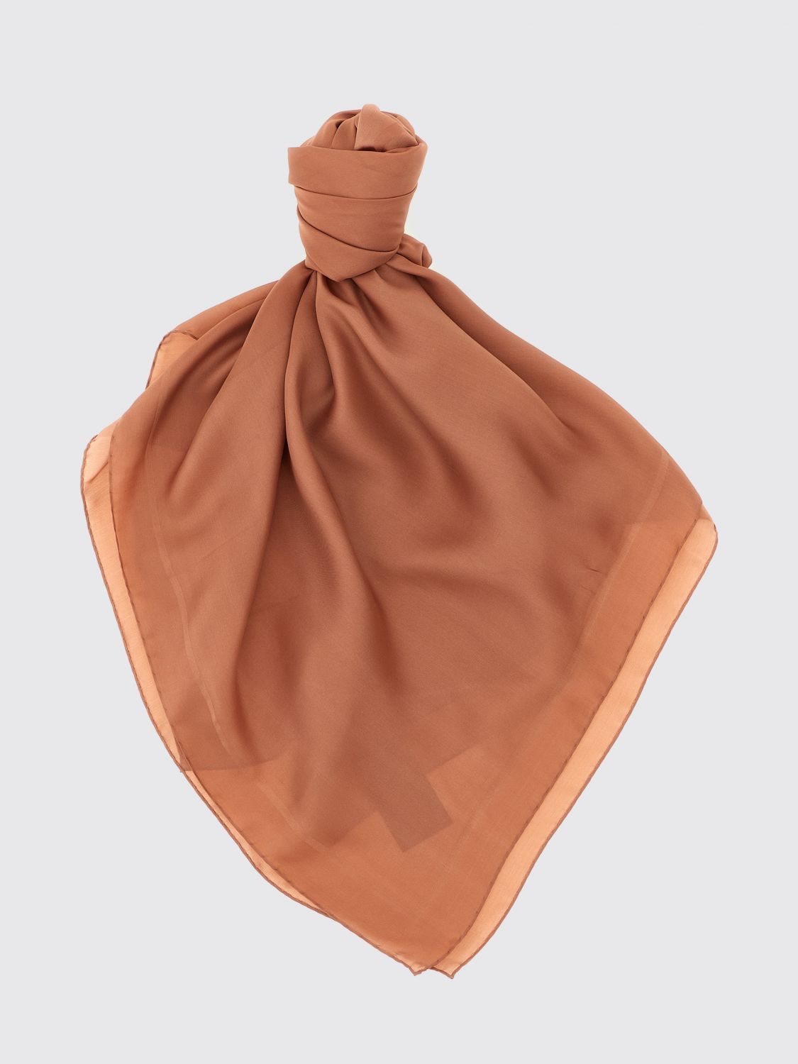 Saint Laurent SAINT LAURENT Neck Scarf Woman color Brown　SAINT LAURENT ネックスカーフ ウーマンカラー ブラウン