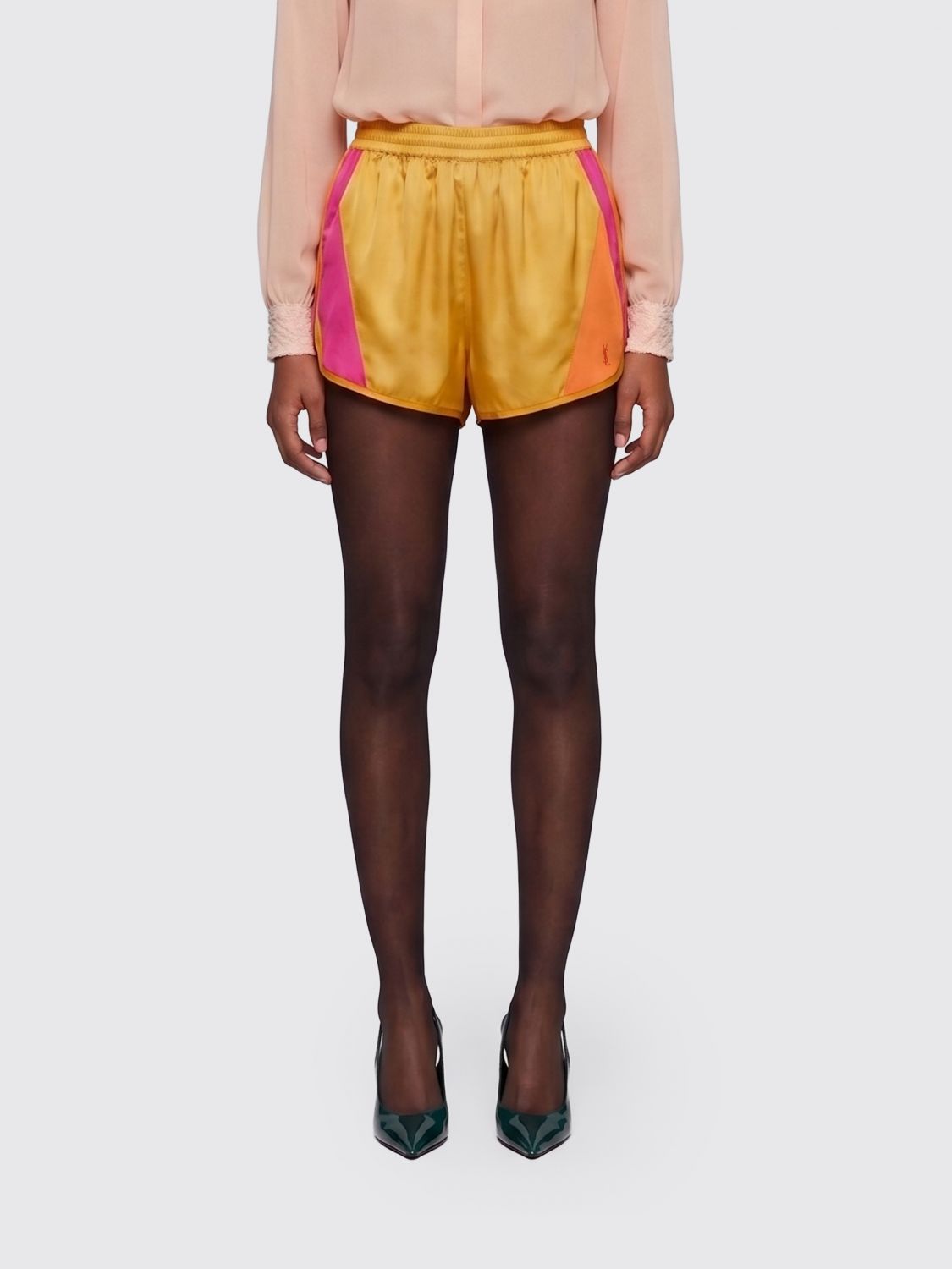 SAINT LAURENT Pantaloncini in raso