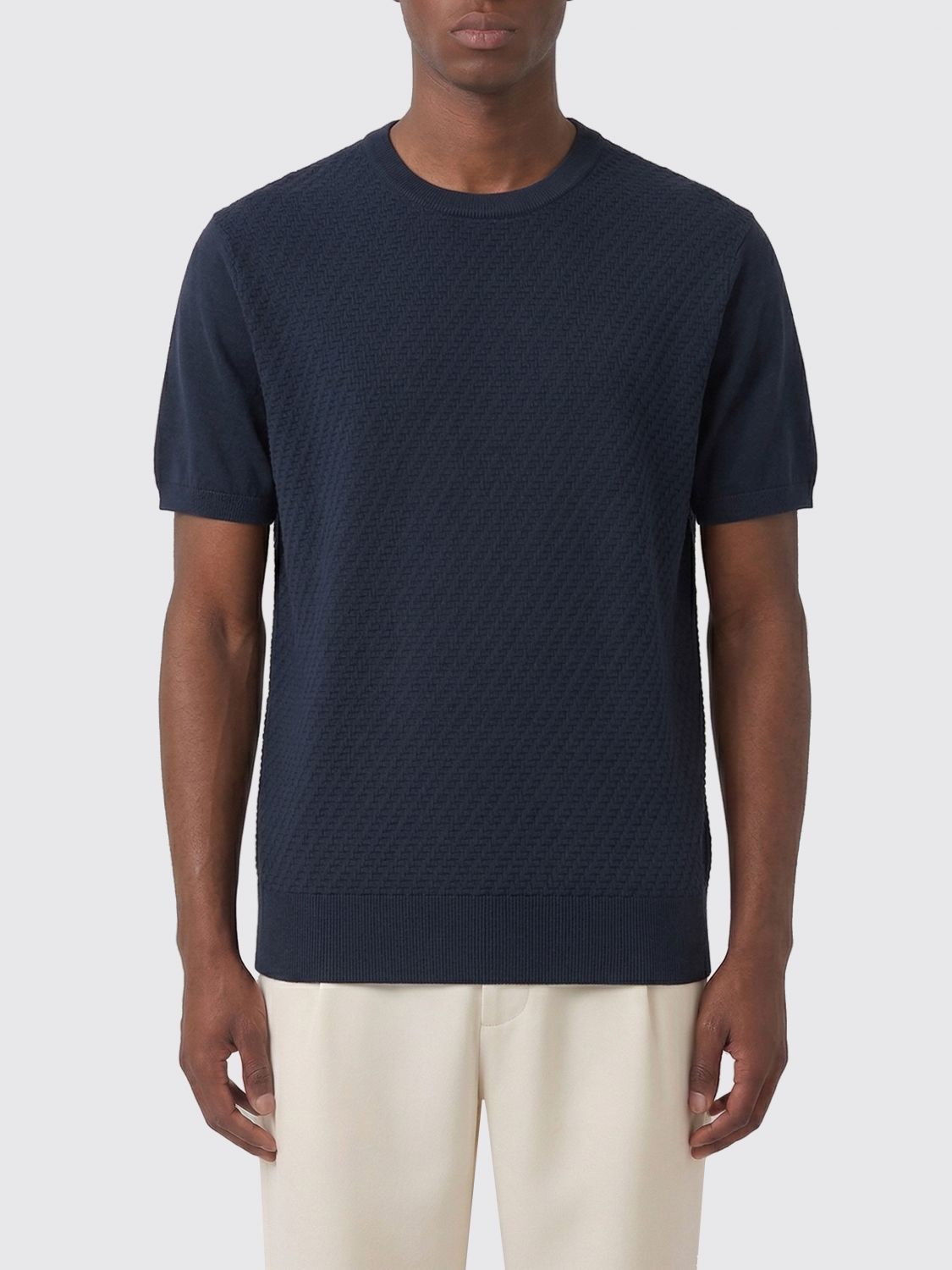 CANALI Cotton and Silk T-Shirt　CANALI コットン＆シルク Tシャツ CANALI