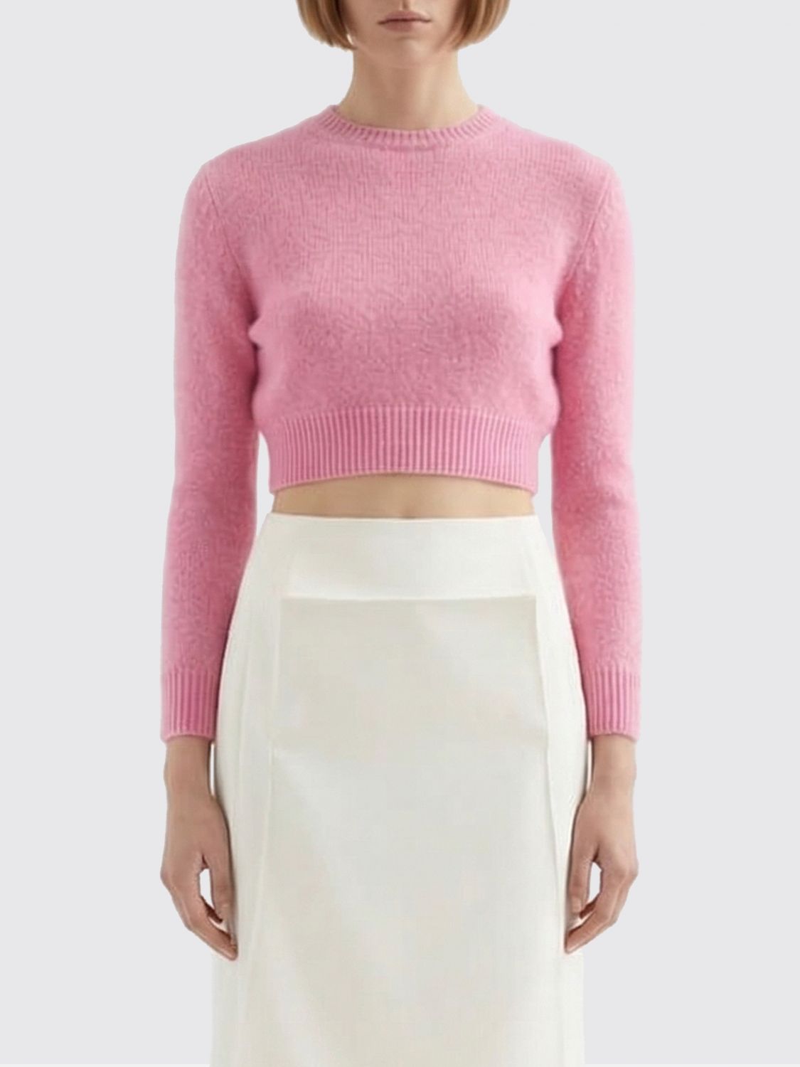 JIL SANDER Virgin Wool Cropped Sweater　JIL SANDER バージンウール クロップドセーター JIL