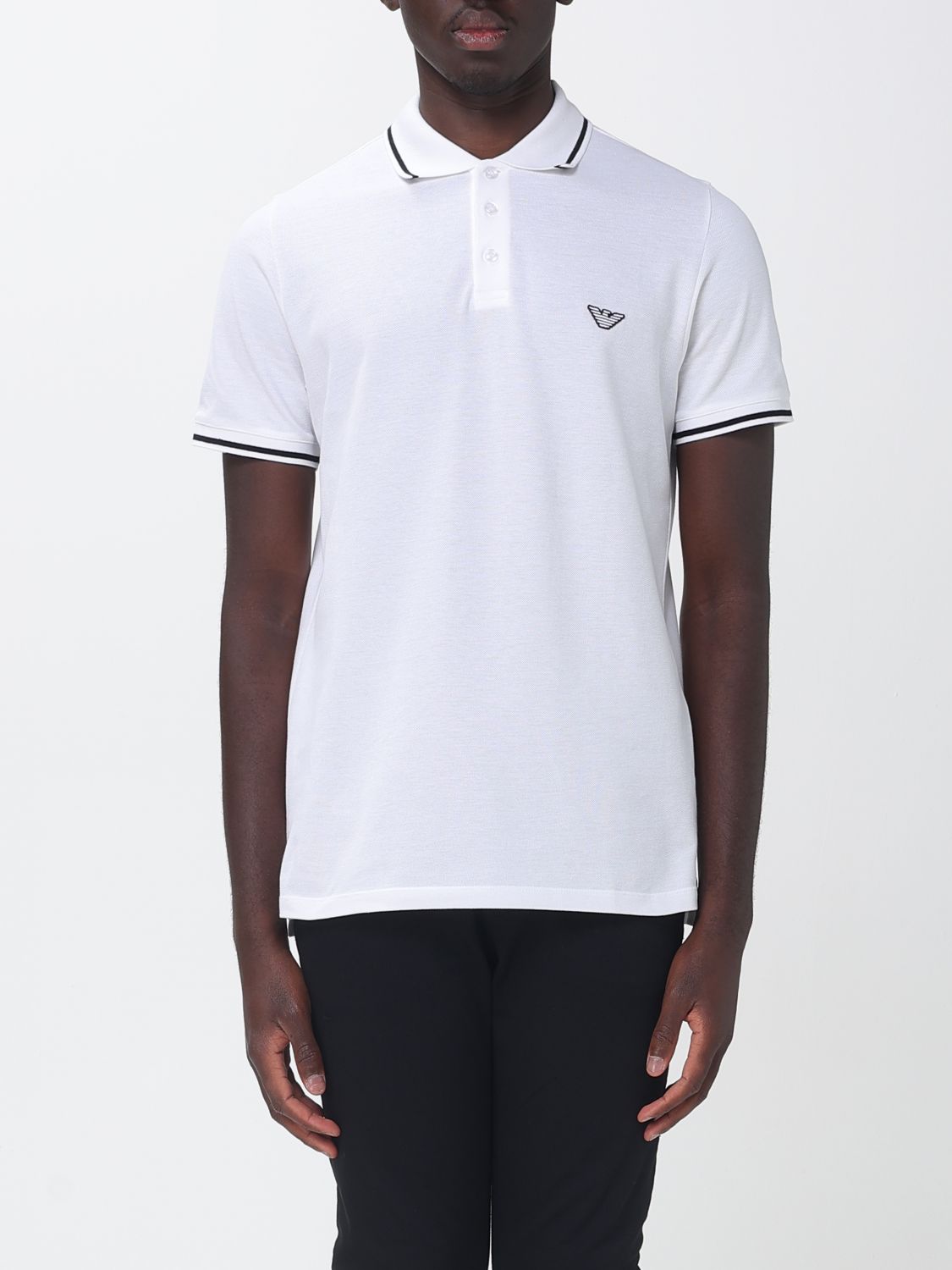 EMPORIO ARMANI Polo in cotone
