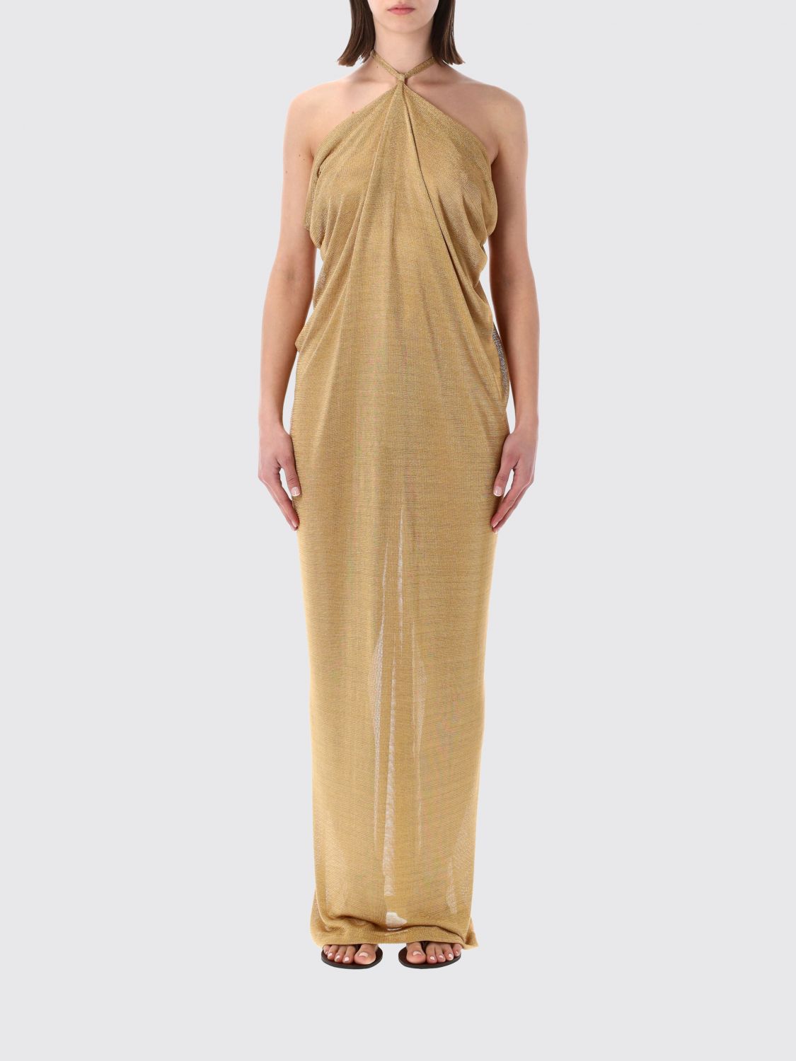 ALBERTA FERRETTI Dress Woman color Gold