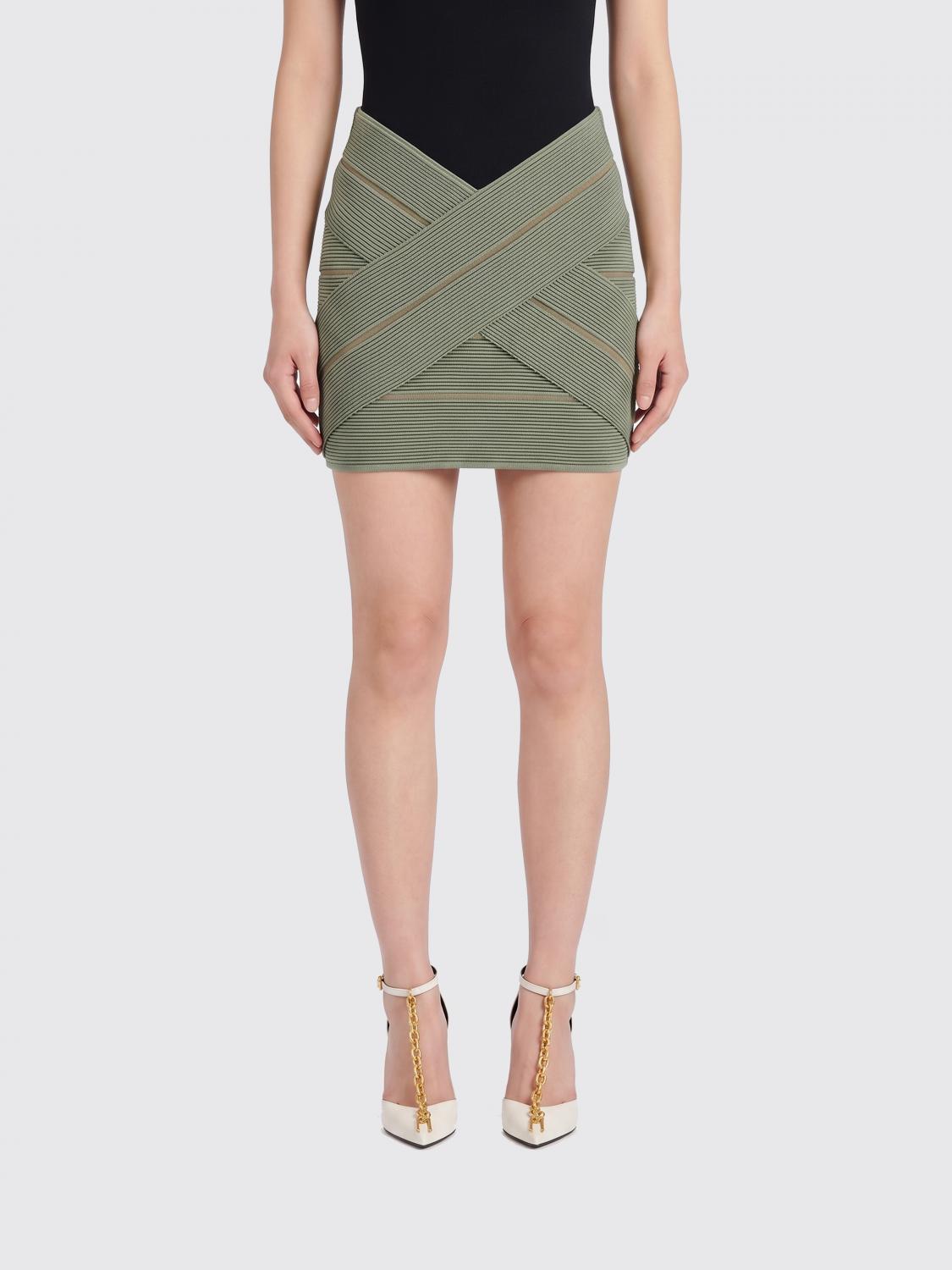 BALMAIN Jersey Mini Skirt