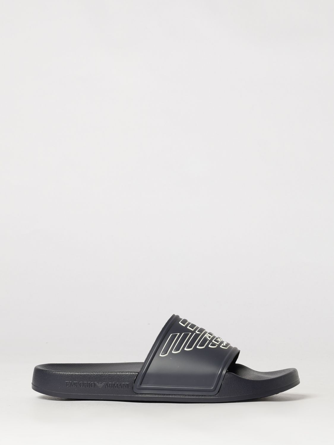 EMPORIO ARMANI Sliders in gomma con Eagle stampato