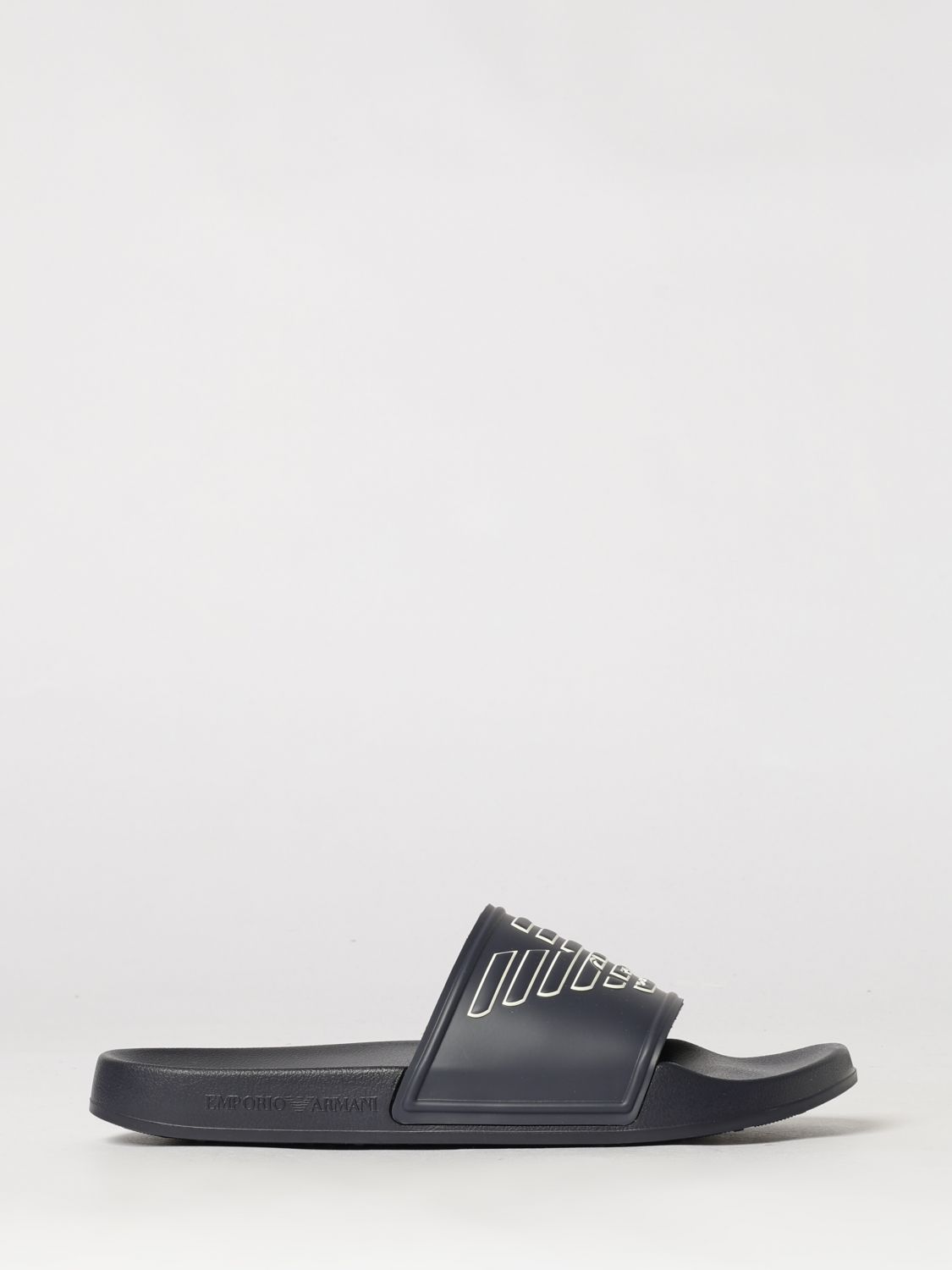 EMPORIO ARMANI Sliders in gomma con Eagle stampato