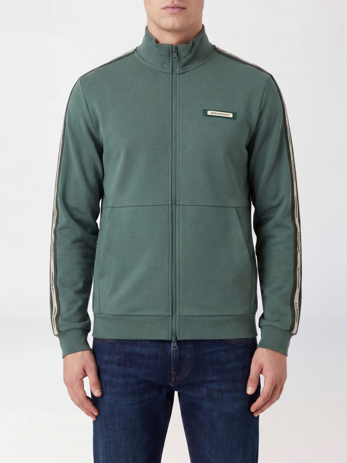 EA7 Felpa Uomo colore Verde