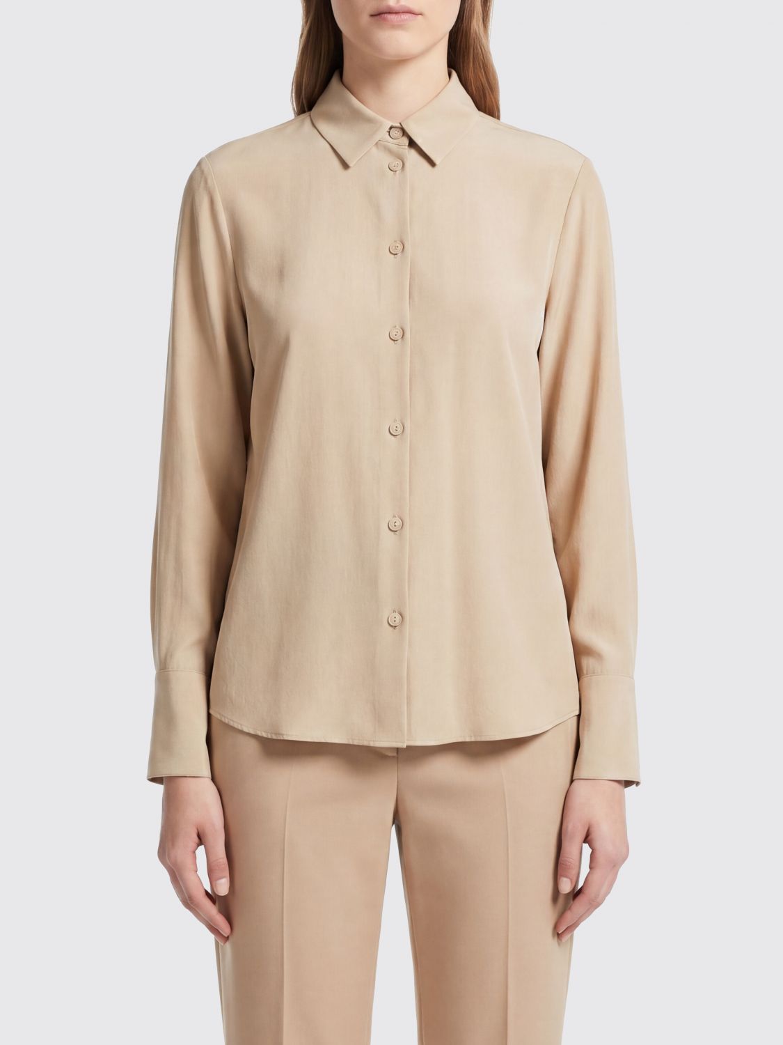 MAX MARA Classic Cotton Poplin Shirt　MAX MARA クラシック コットン ポプリン シャツ MAX