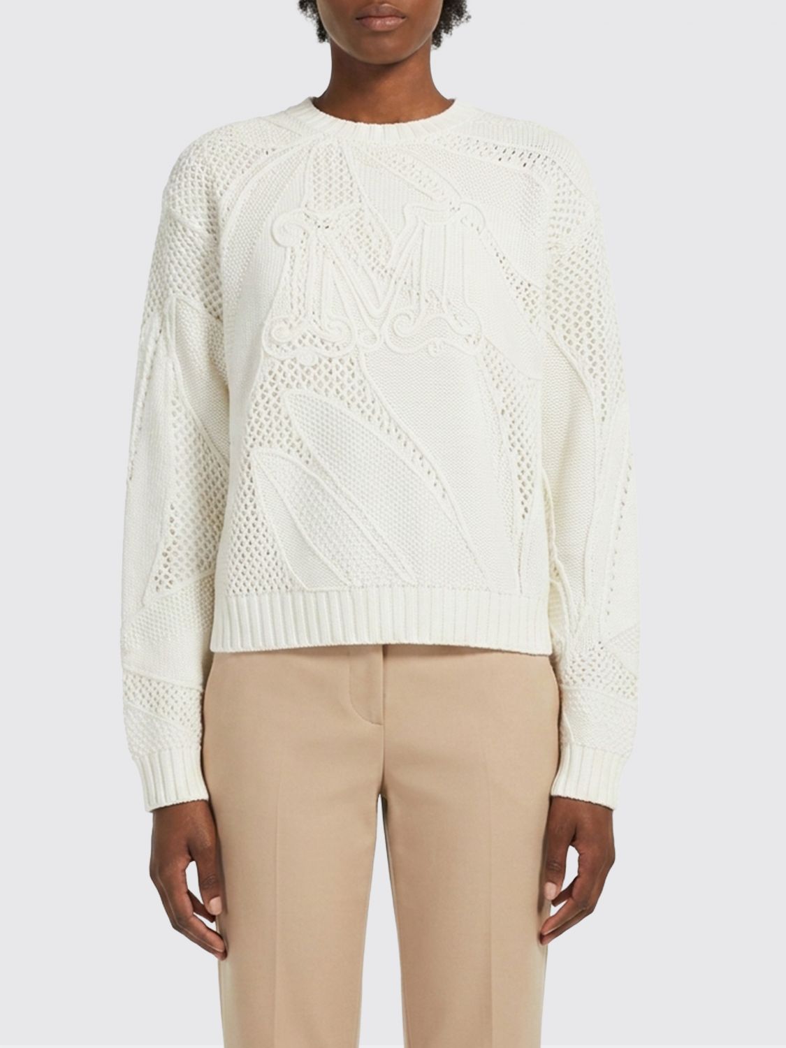 MAX MARA Monogramm-Baumwollstrick