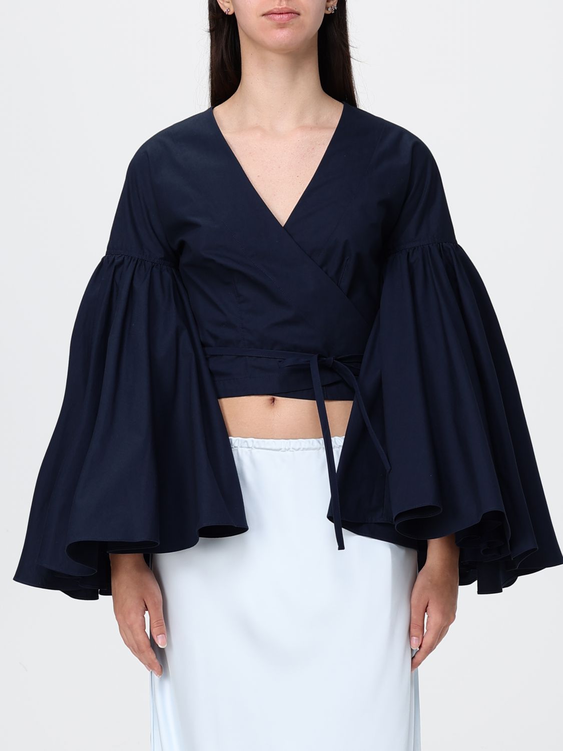 JACQUEMUS Paysan Wickeltop aus Baumwolle