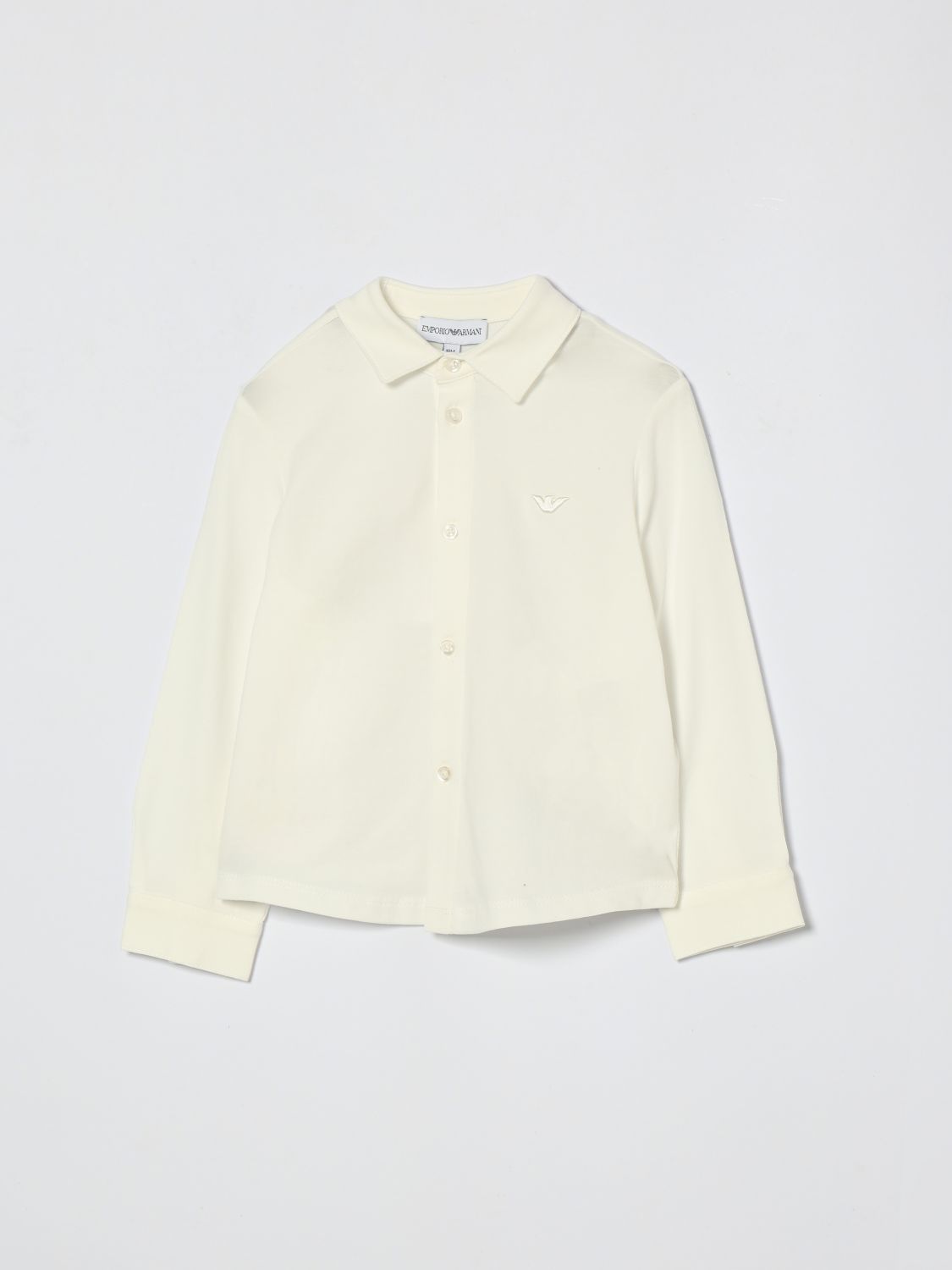 EMPORIO ARMANI Hemd aus Stretch-Baumwolle