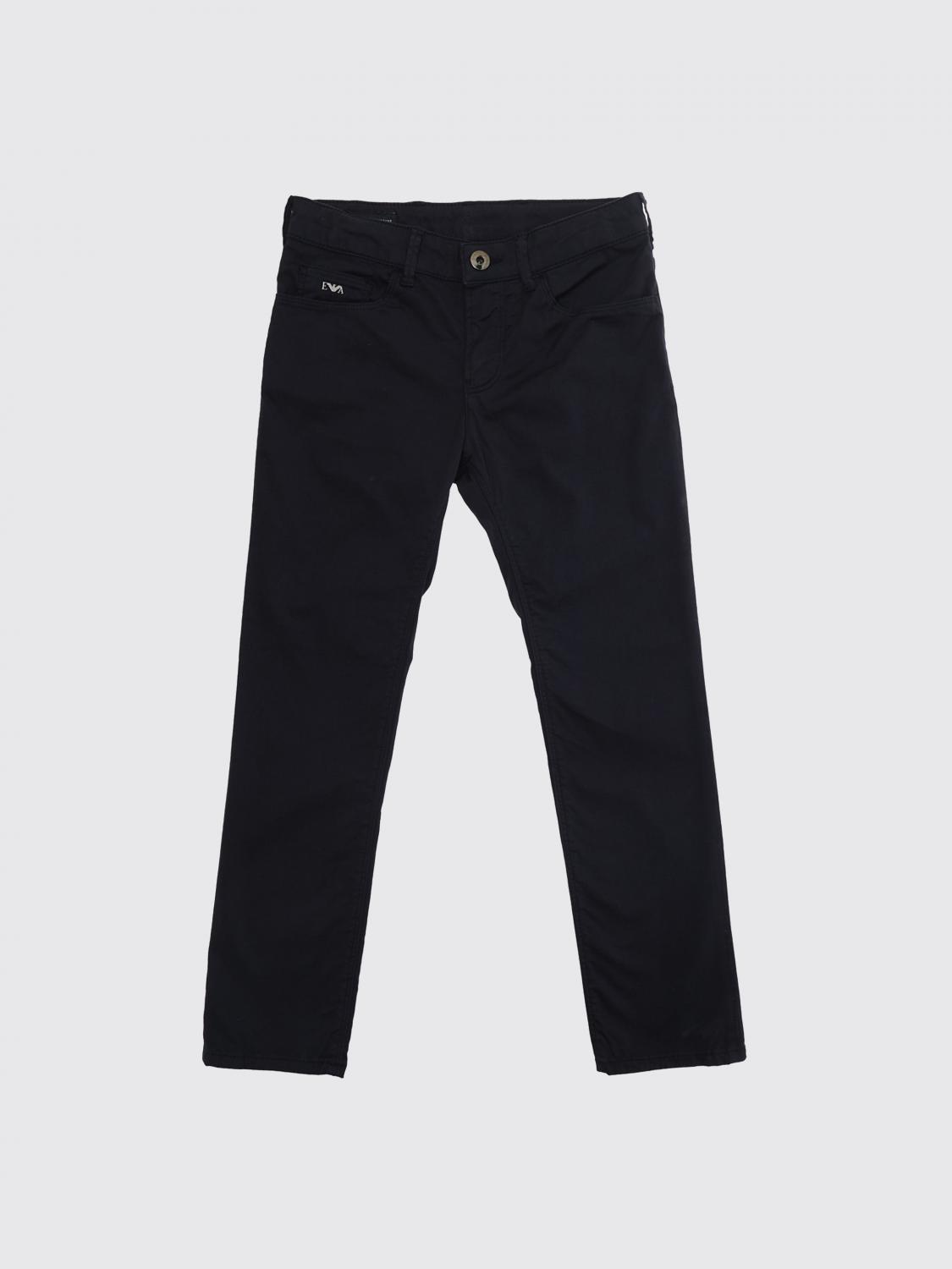 EMPORIO ARMANI Pantaloni in cotone stretch