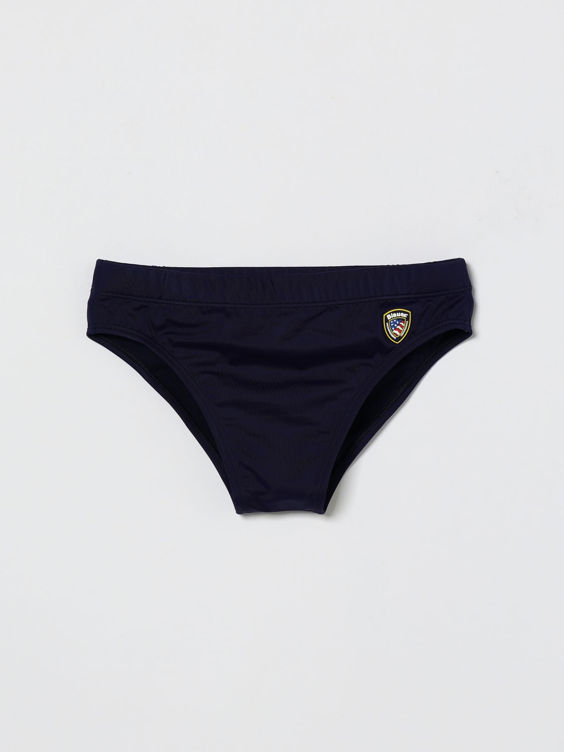 BLAUER Badeanzug aus Stretchgewebe