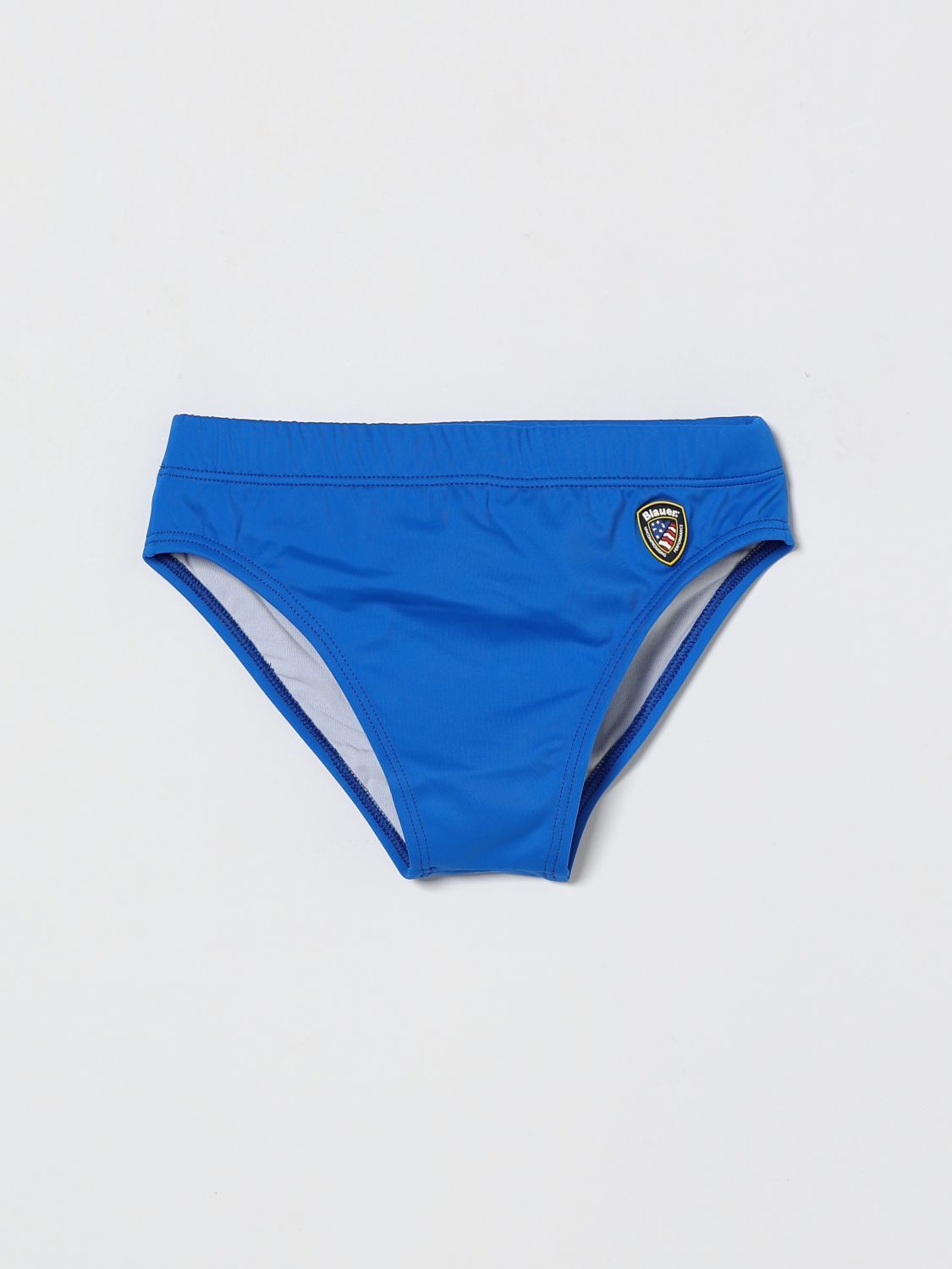 BLAUER Badeanzug aus Stretchgewebe