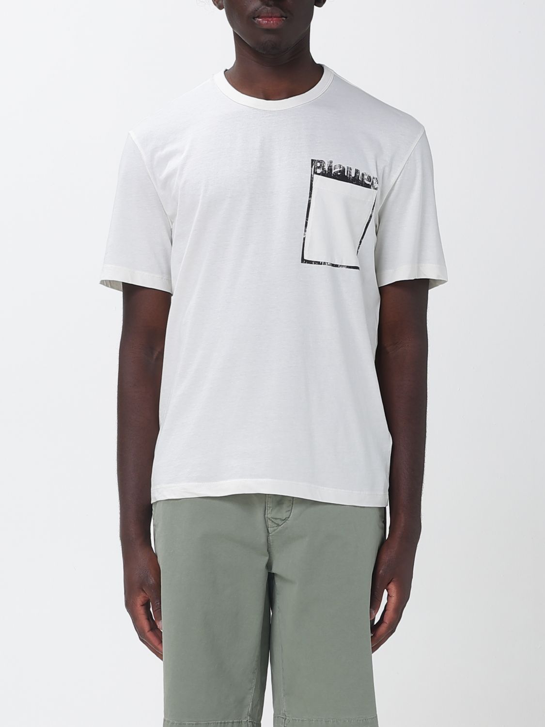 Blauer Printed Cotton T-Shirt