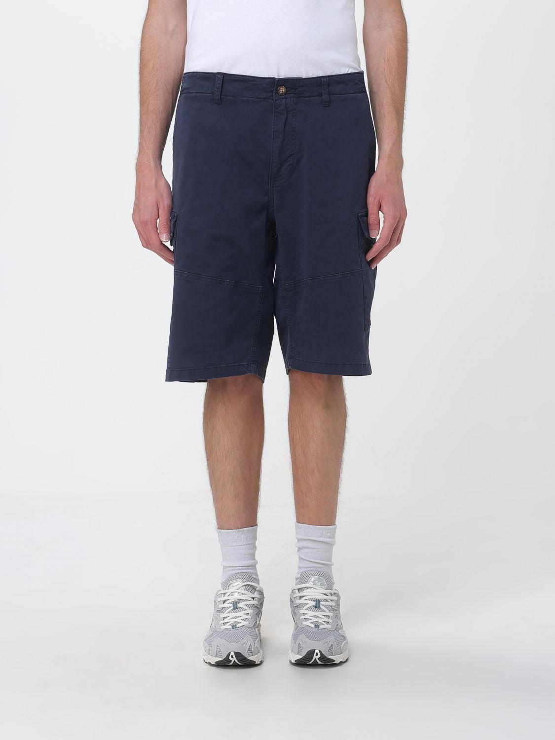 Blauer Stretch Cotton Cargo Shorts