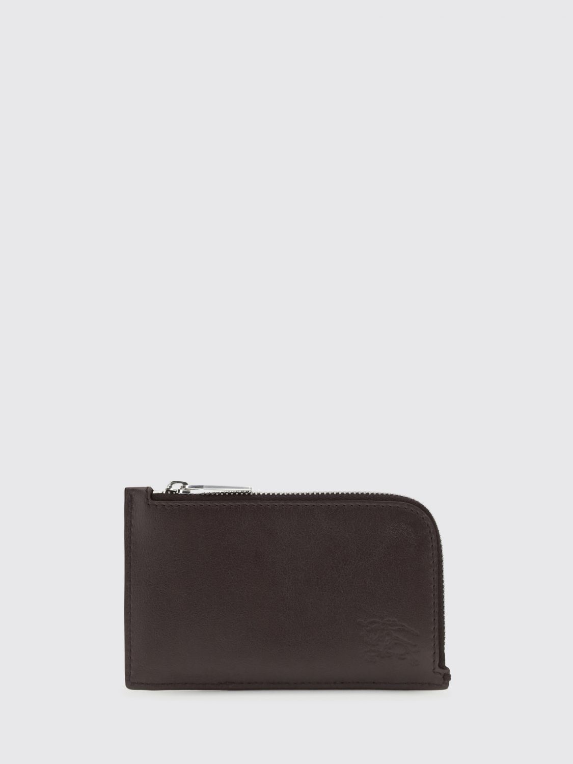 Burberry BURBERRY Calf Leather and Check Canvas Card Holder　BURBERRY カーフレザー＆チェックキャンバスカードホルダー