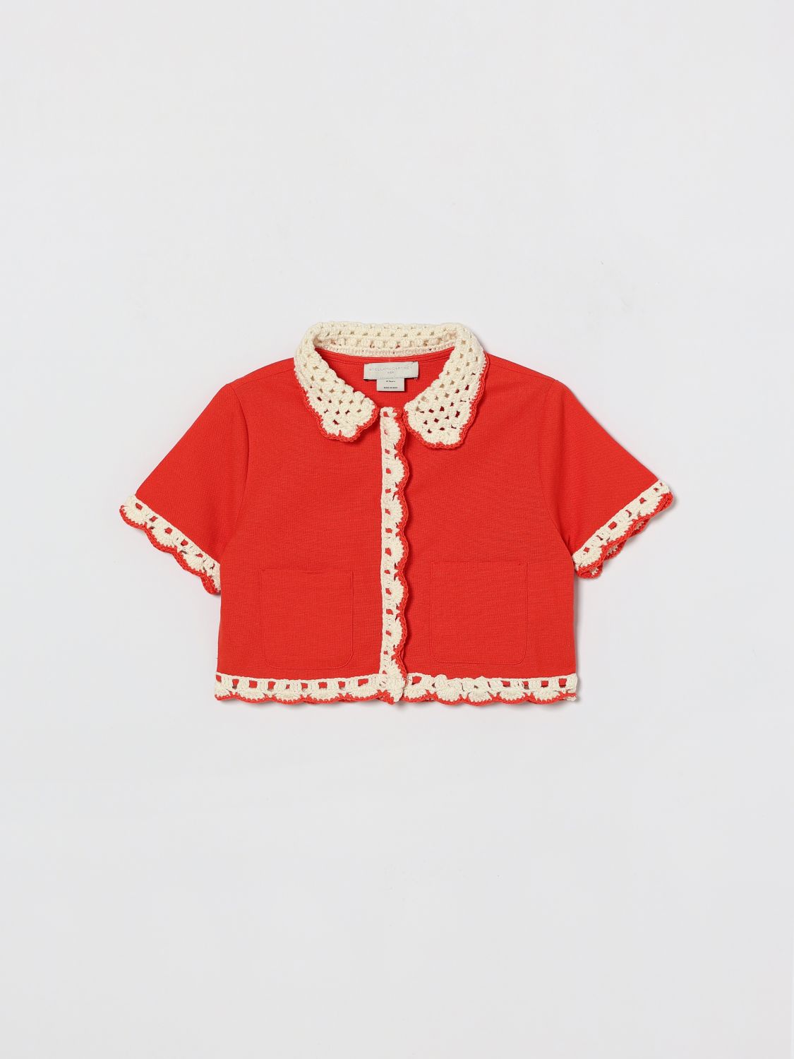 STELLA MCCARTNEY KIDS Crochet Cotton Knit　STELLA MCCARTNEY KIDS かぎ針編みコットンニット STELLA