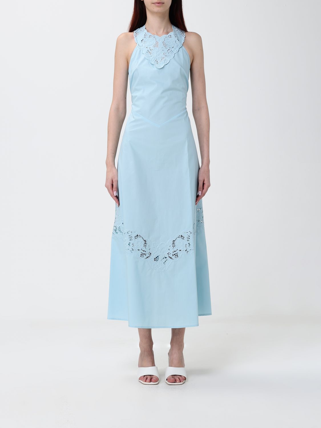 Twinset Abito midi in cotone